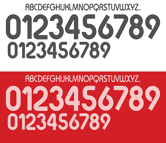 Germany 2006 Football Nameset AI Vector File