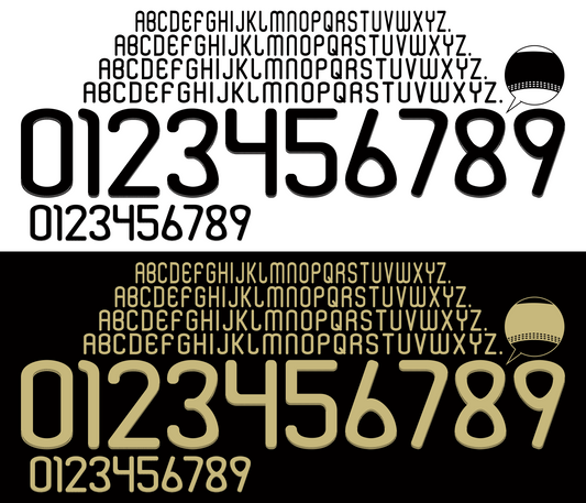 Germany 2010 Football Nameset AI Vector File