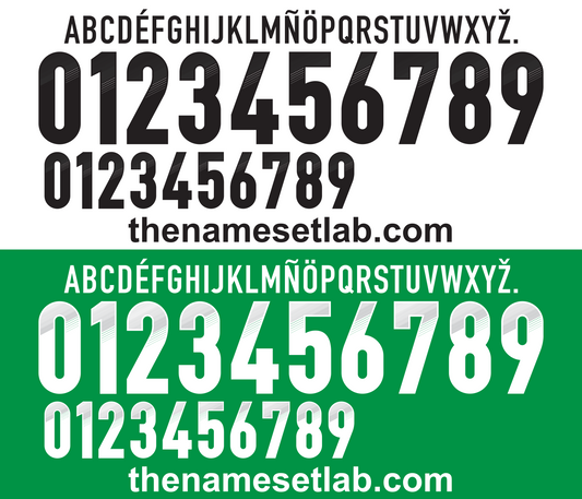 Germany 2012 Football Nameset AI Vector File