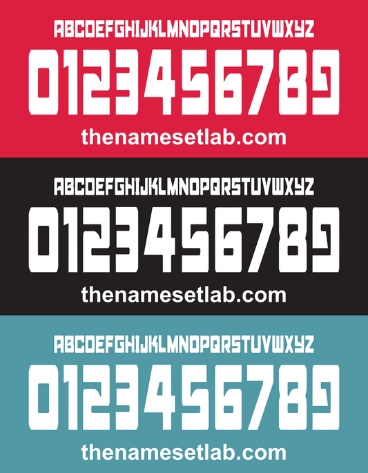 Granada 2014-2015 Nameset Mockup