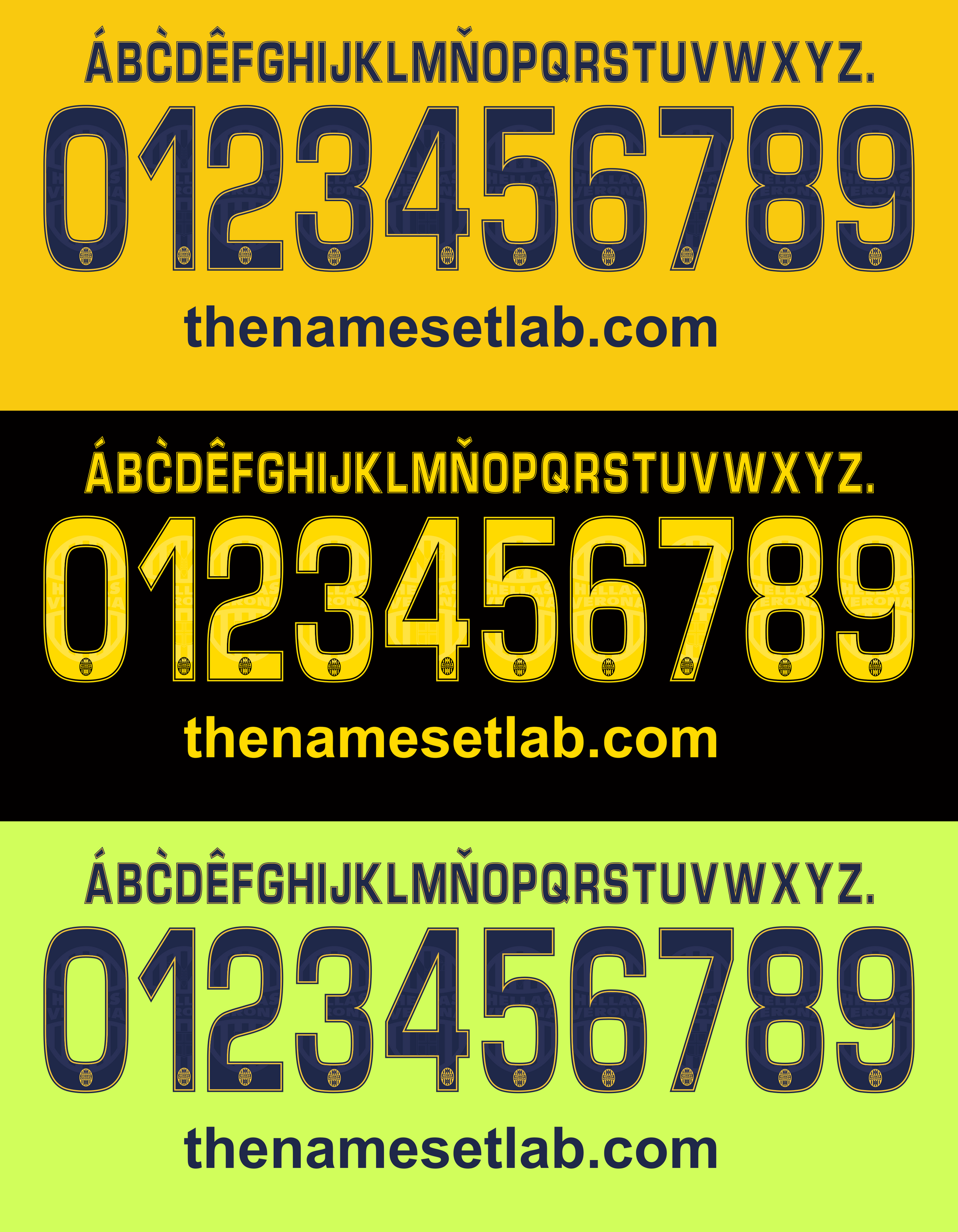 Hellasverona 2015-2016 Nameset 