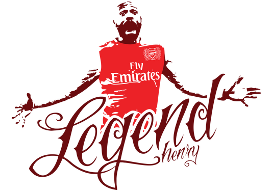 Thierry Henry Tribute Patch preview image showing the vector artwork design for this digital download.
