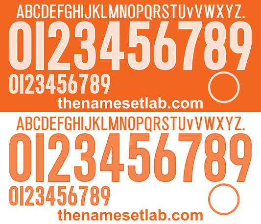 Holland 2004 Football Nameset AI Vector File
