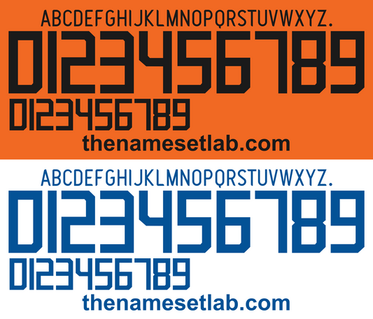 Holland 2006 Football Nameset AI Vector File