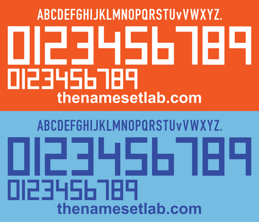 Holland 2008 Football Nameset AI Vector File