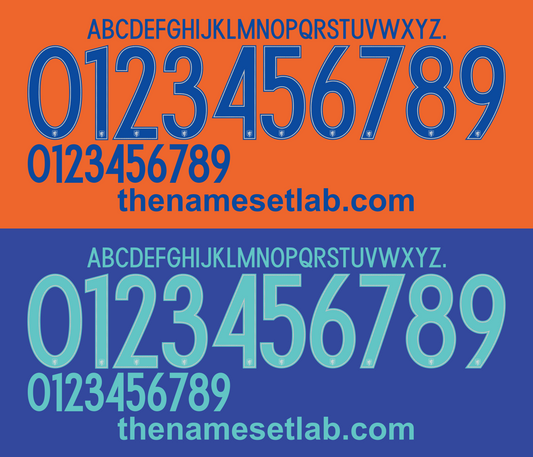 Holland 2016 Football Nameset AI Vector File