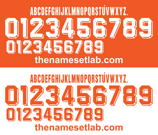 Holland 1992 Football Nameset AI Vector File