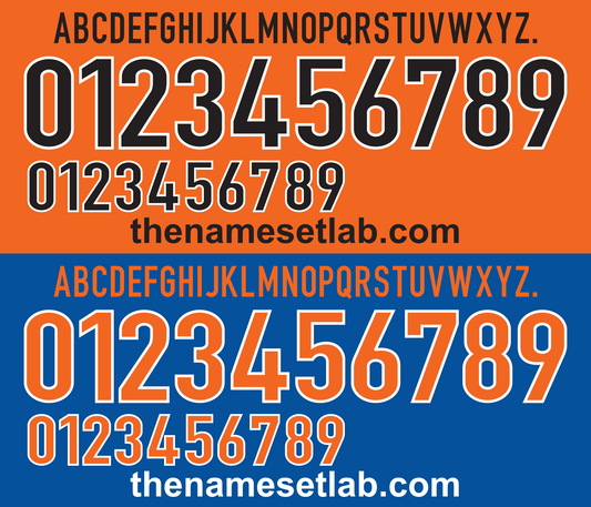 Holland 1998 Football Nameset AI Vector File