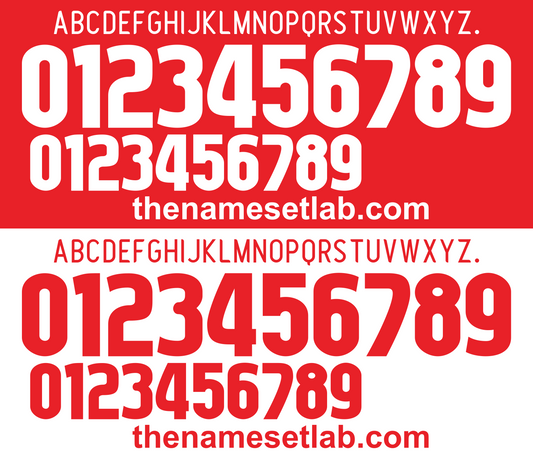 Indonesia 2010-2012 Football Nameset AI Vector File