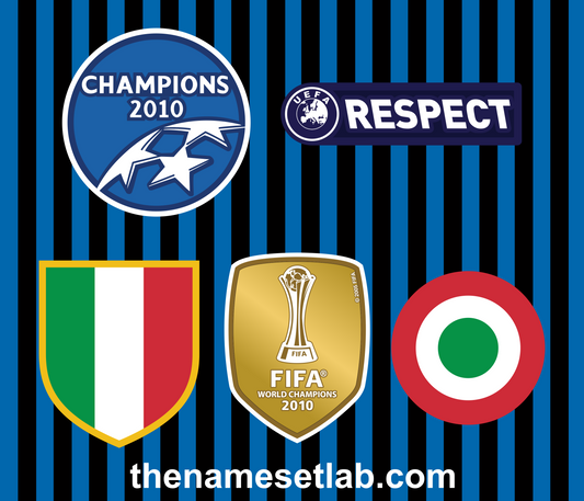 Inter Milan 2010 Sleeve Patches preview image showing the vector artwork design for this digital download.