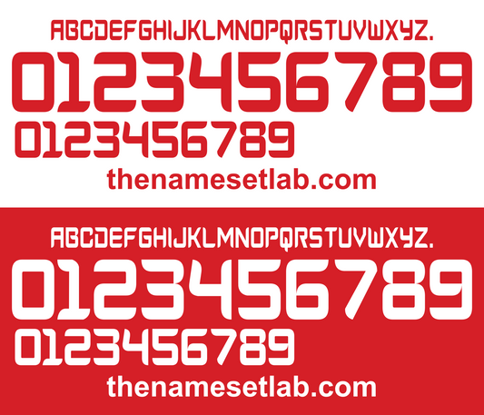Iran 2013 Football Nameset AI Vector File