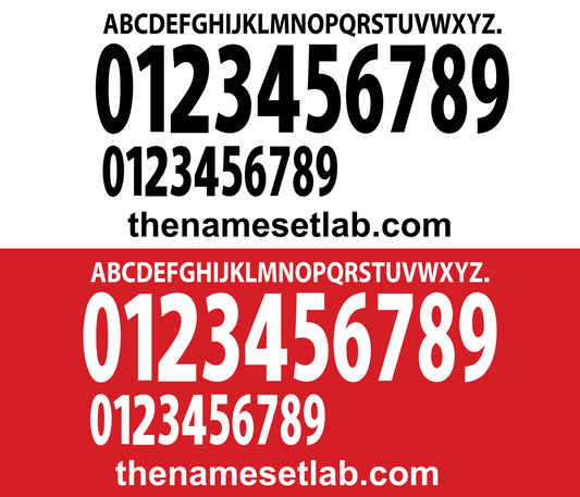 Iran World Cup 2014 Football Nameset AI Vector File