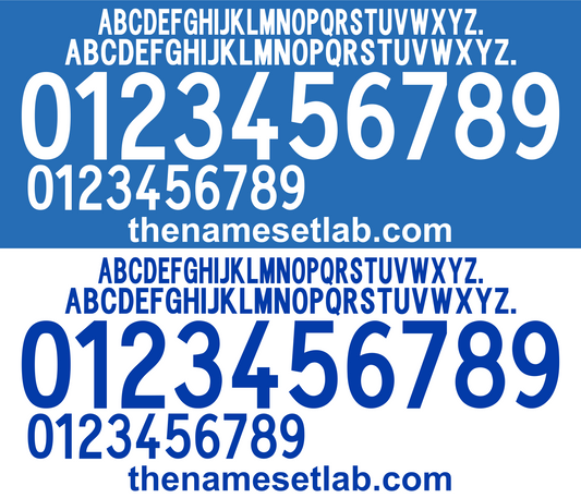 Italy 2002 Football Nameset AI Vector File