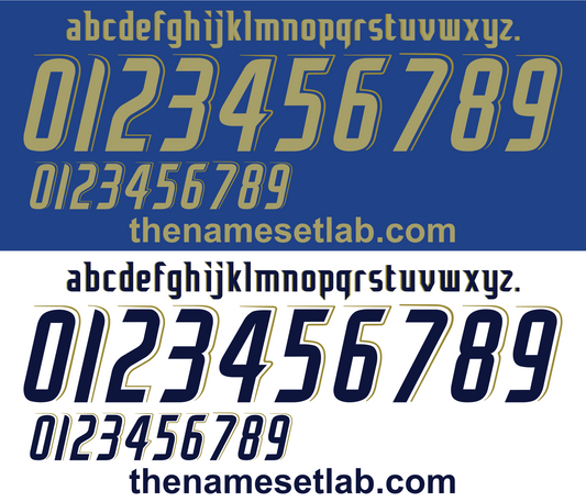 Italy 2006 Football Nameset AI Vector File