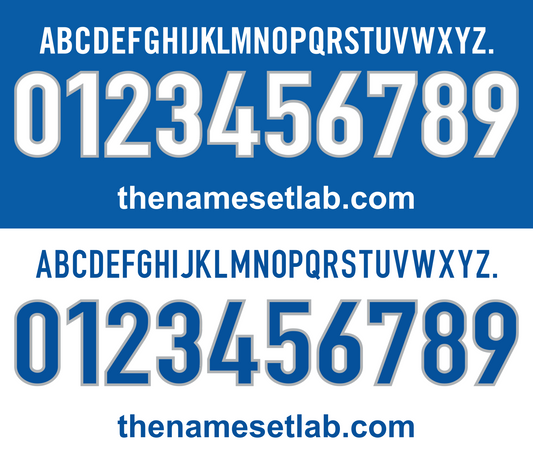Italy 1998 Football Nameset AI Vector File