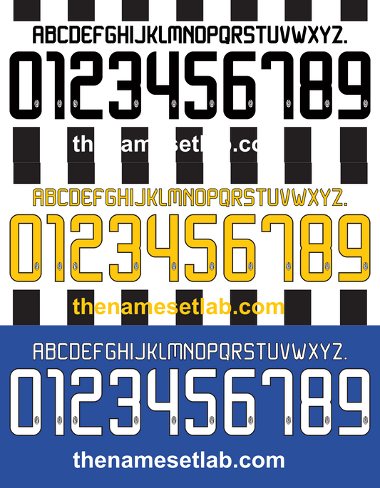 Juventus 2014-2015 Nameset AI Vector File