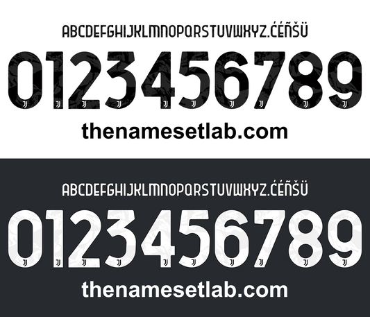 Juventus 2022-2023 Nameset AI Vector File