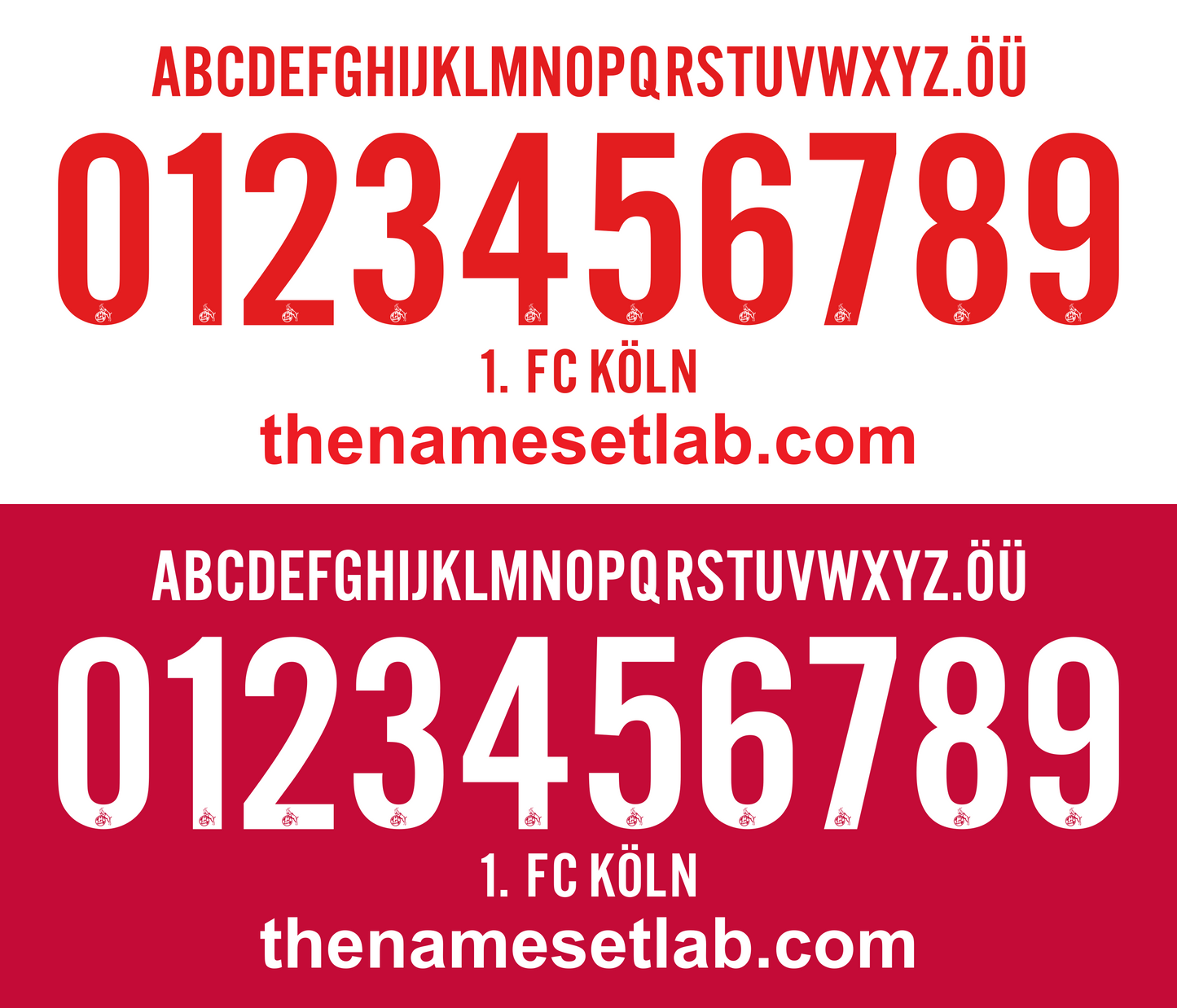 Koln 2016-2017 Nameset AI Vector File