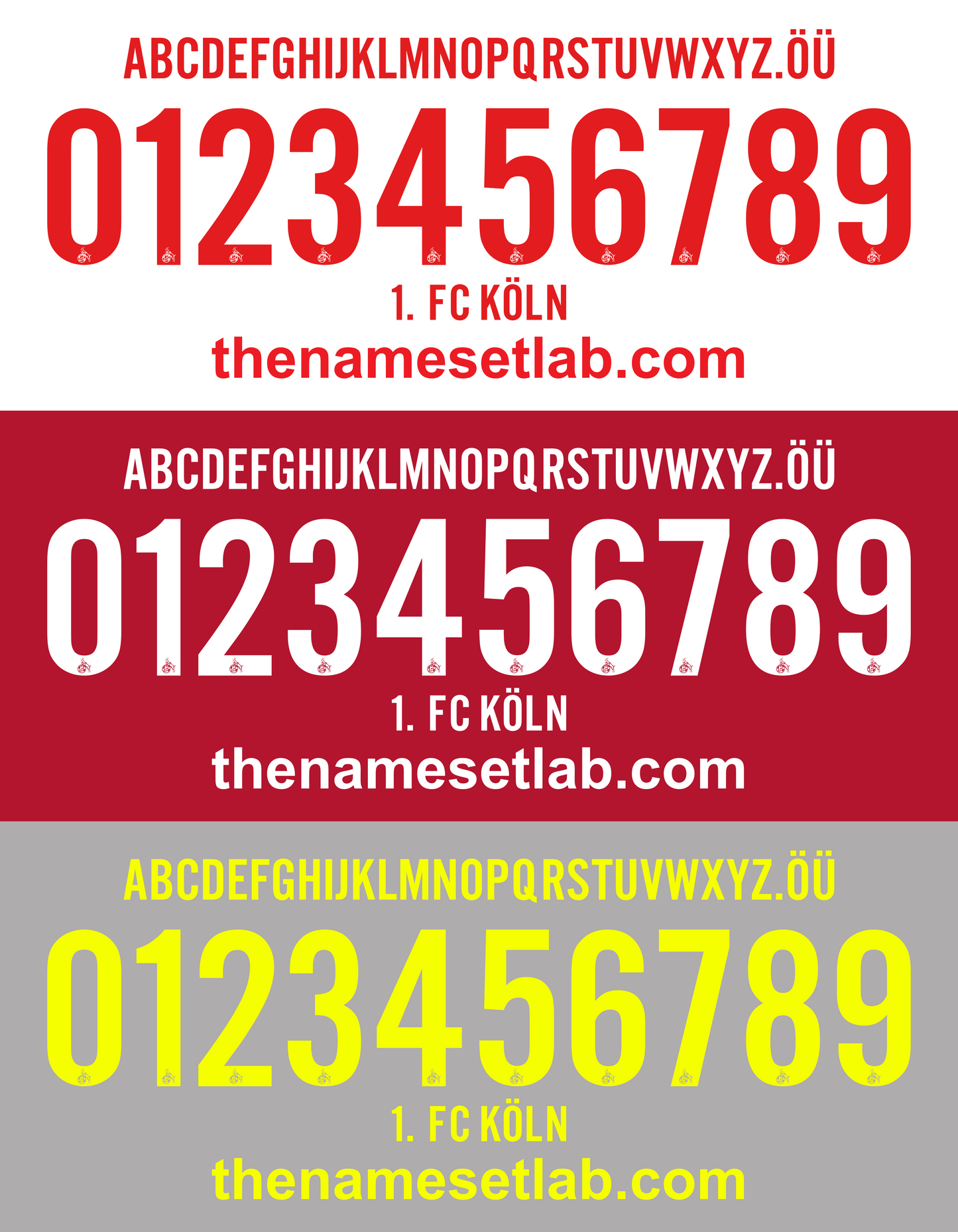 Koln 2017-2018 Nameset AI Vector File