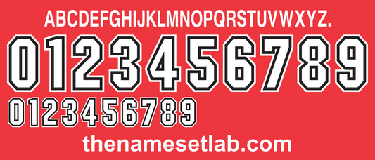 South Korea 1996 Football Nameset AI Vector File