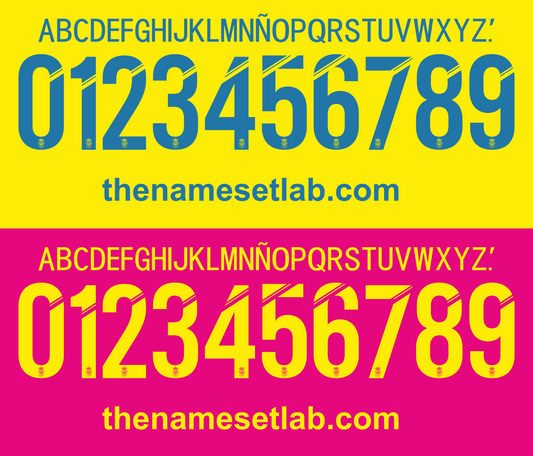 Las Palmas 2015-2016 Nameset Mockup
