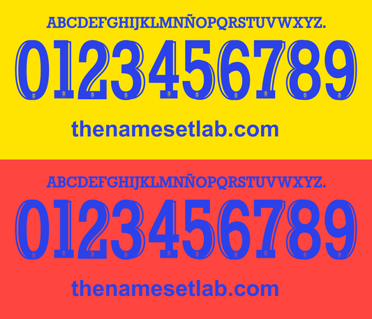 Las Palmas 2016-2017 Nameset Mockup