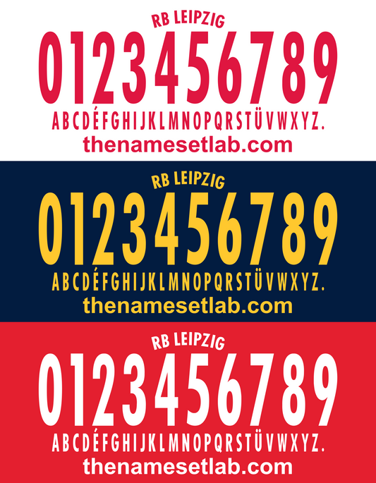 Leipzig 2016-2017 Nameset AI Vector File