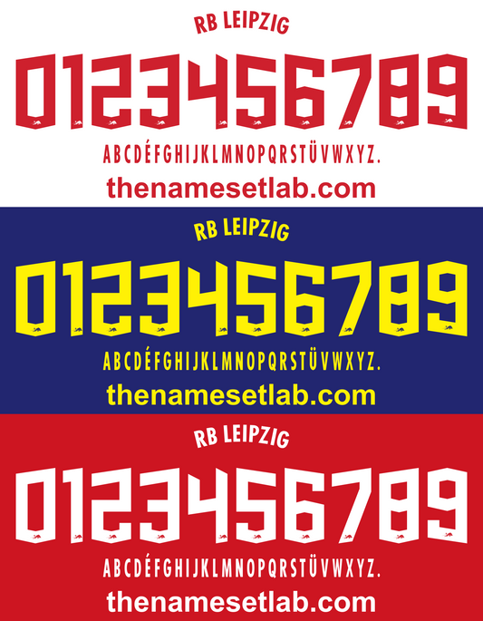 Leipzig 2020-2021 Nameset AI Vector File