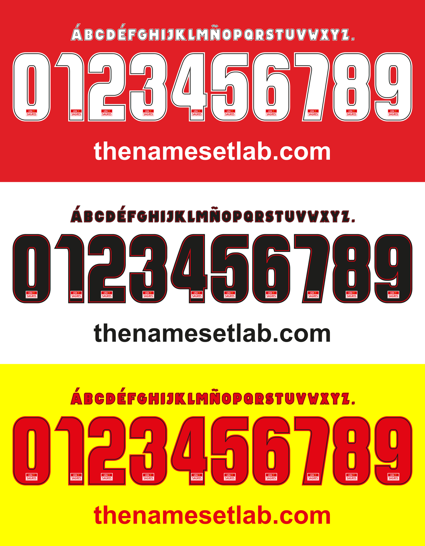 Liga Sagres 2008–2010 Nameset Mockup
