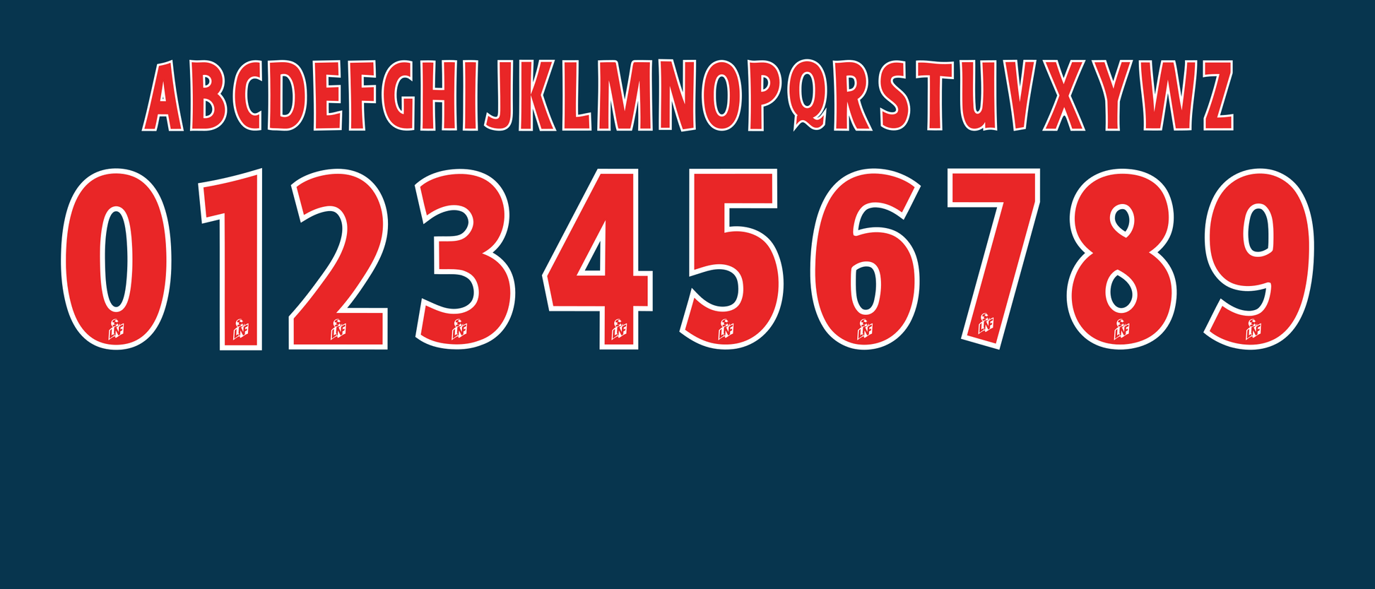 Ligue 1 1997–2001 Nameset Vector mockup