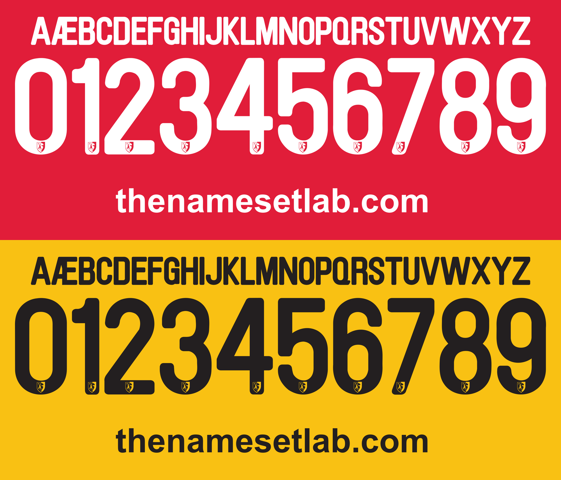 Lille OSC UEFA Europa League 2014–2015 Nameset mockup example