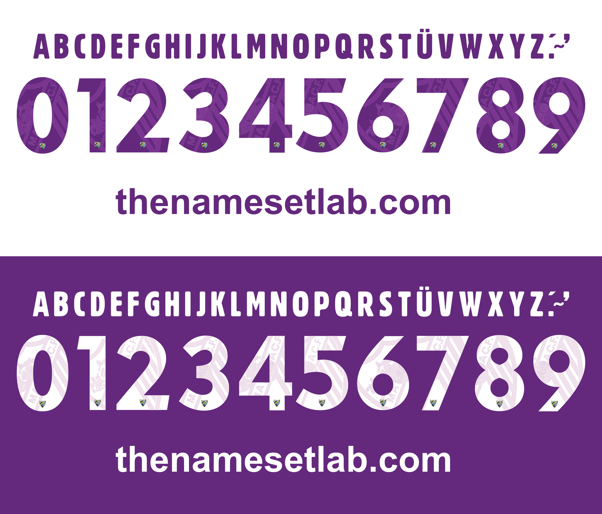 Malaga 2015-2016 Nameset Mockup