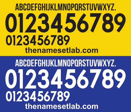 Malaysia 2014 Football Nameset AI Vector File