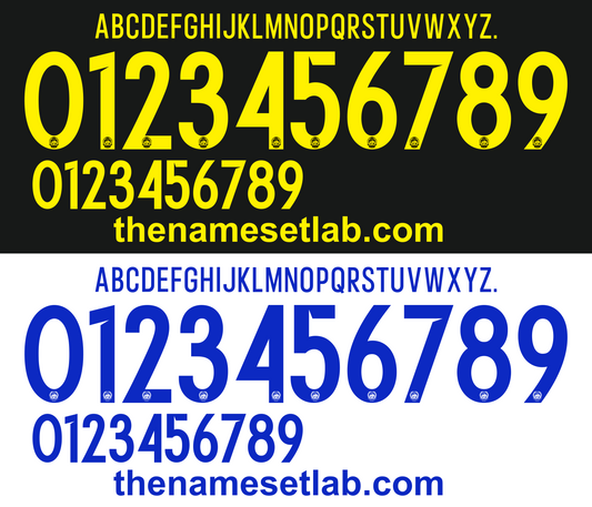 Malaysia 2016 Football Nameset AI Vector File