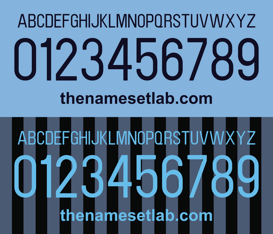 Manchester City 2012-2013 UCL Cup nameset 12/13 font vector file
