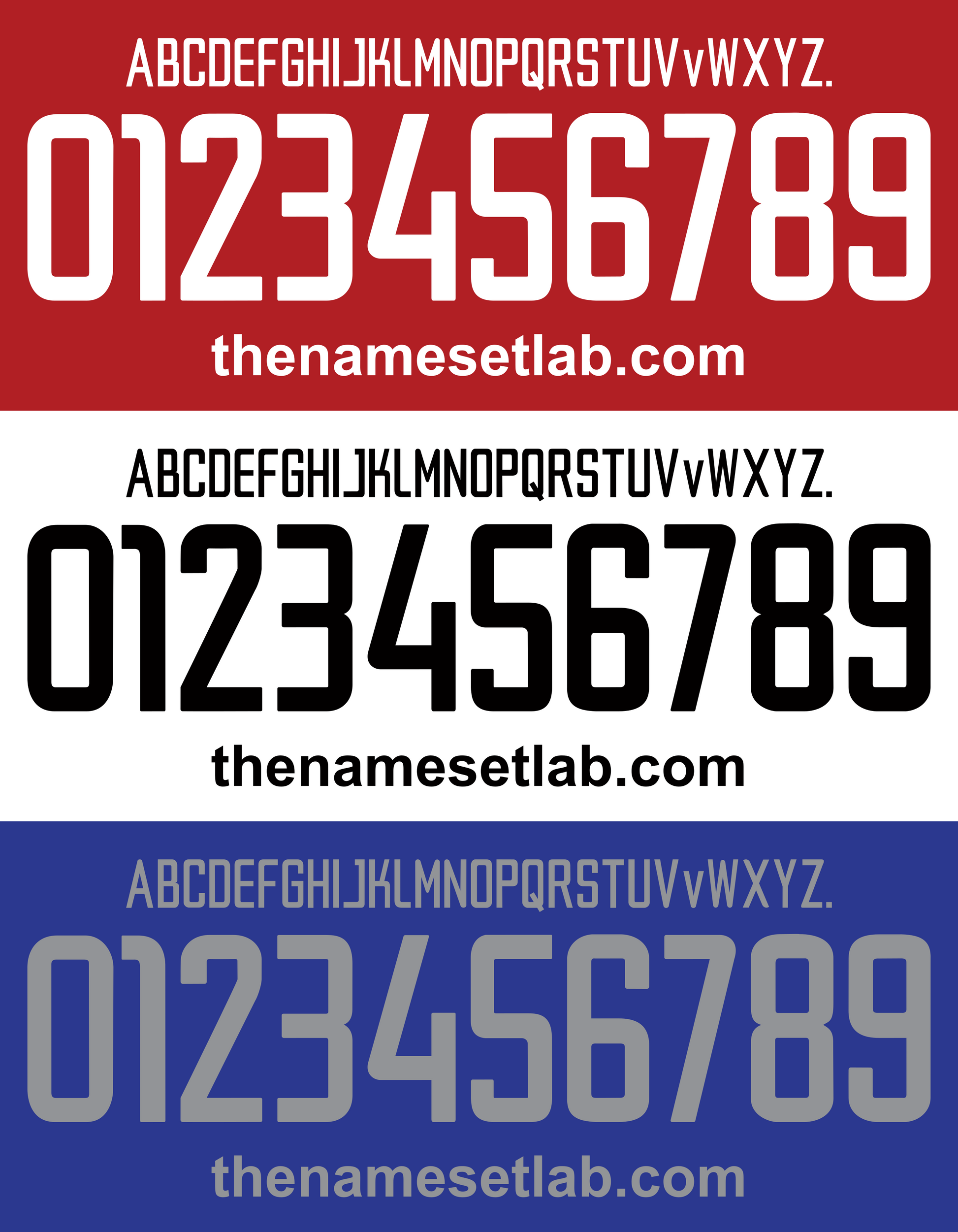 Manchester United 2002-2004 nameset 02/04 font vector file
