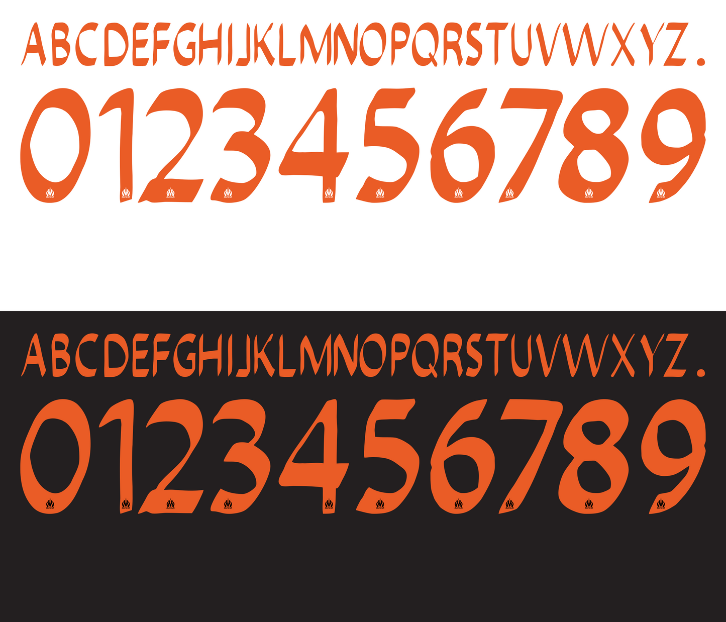 Marseille European 2012–2013 Nameset mockup