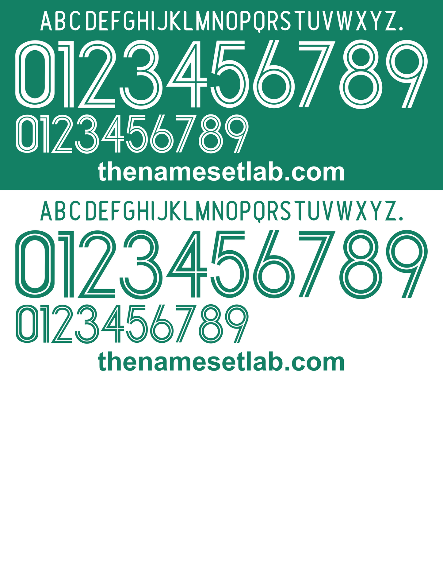 Mexico 2006 Football Nameset AI Vector File