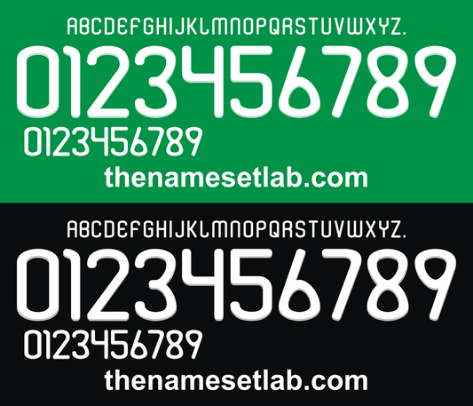 Mexico 2010 Football Nameset AI Vector File