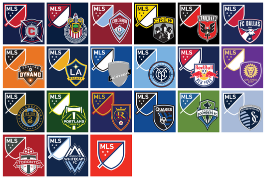 MLS 2015 Crest preview image showing the vector artwork design for this digital download.