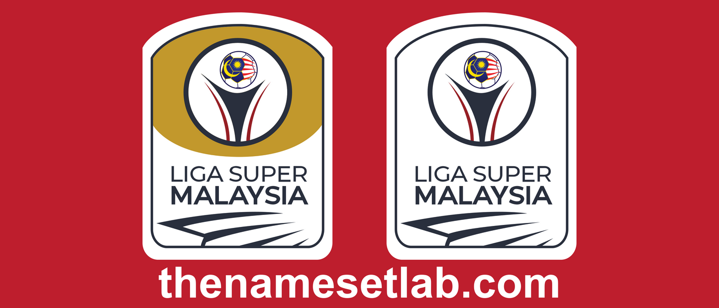 Malaysia Super League 2018 Patches preview image showing the vector artwork design for this digital download.