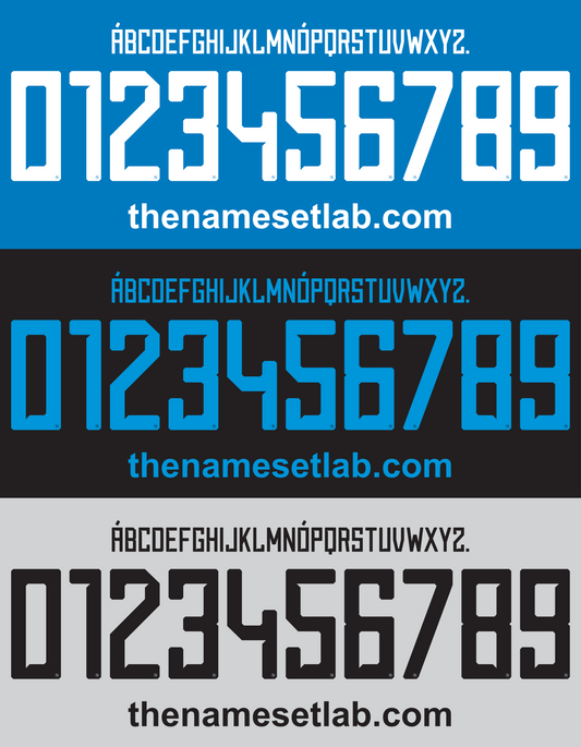 Napoli 2018-2019 Nameset AI Vector File