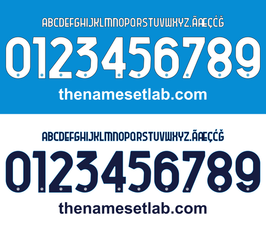 Napoli 2024-2025 Nameset AI Vector File