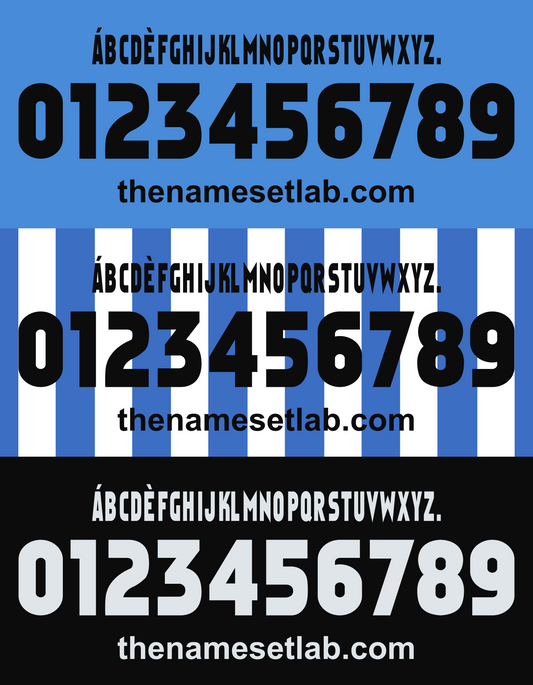 Napoli 2002-2003 Nameset AI Vector File