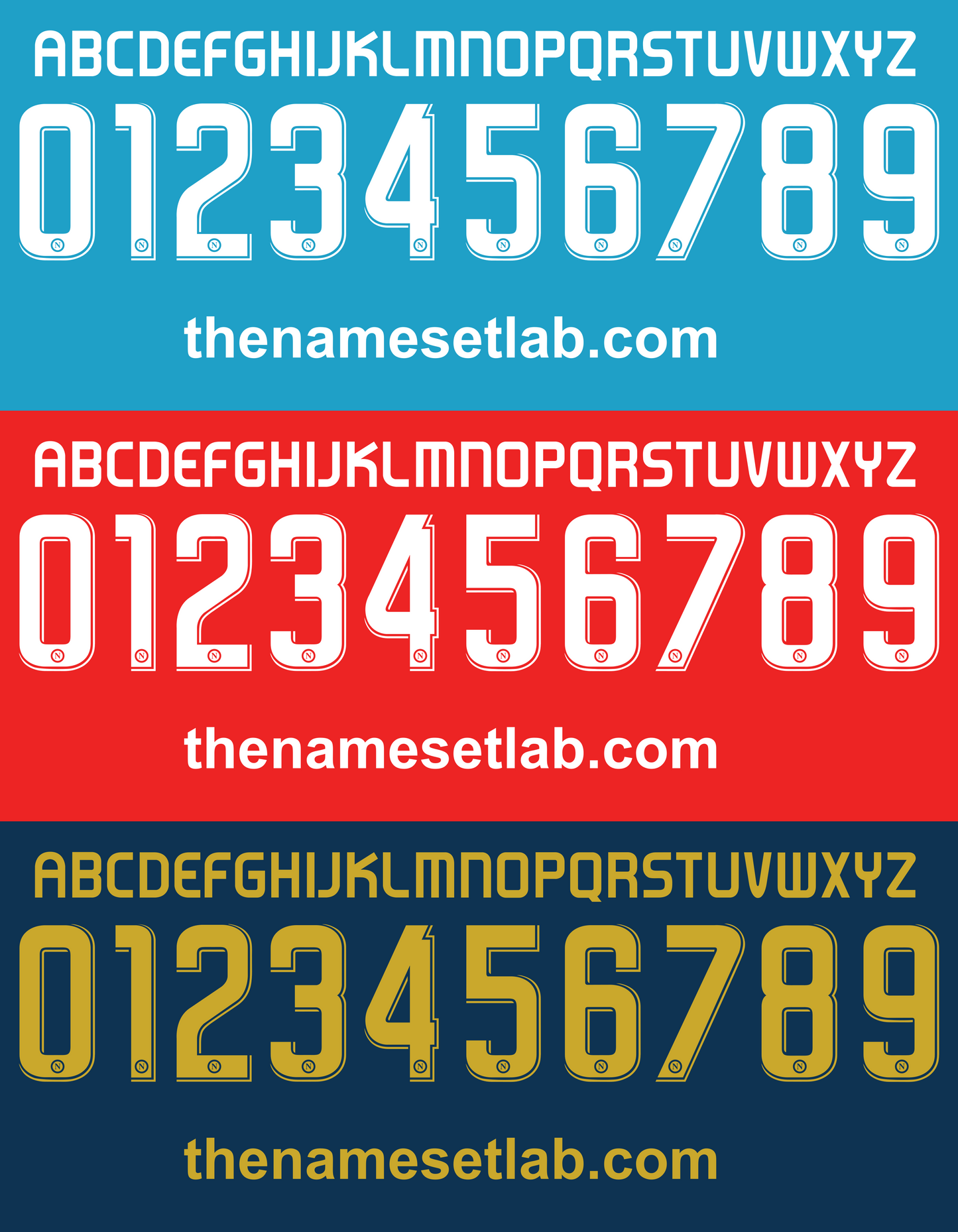 Napoli 2007-2009 Nameset AI Vector File