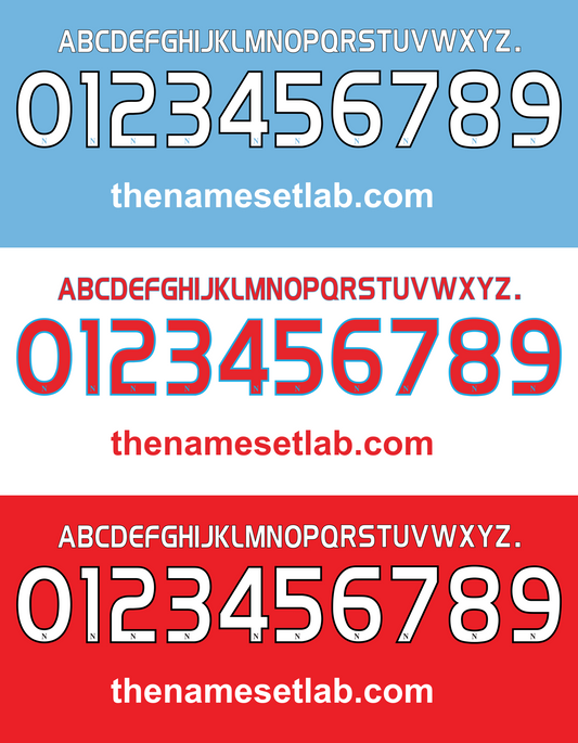 Napoli 2009-2010 Nameset AI Vector File