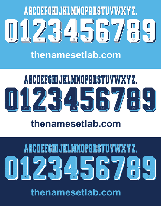 Napoli 2012-2013 Nameset AI Vector File