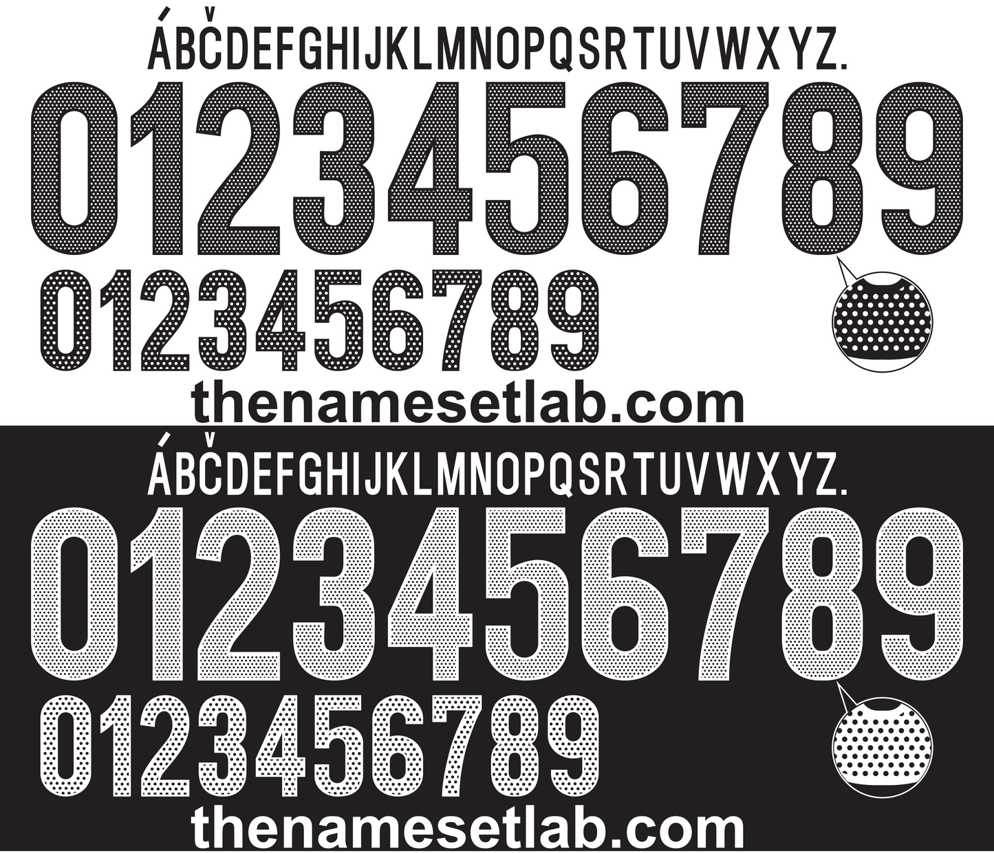 New Zealand 2010 Football Nameset AI Vector File