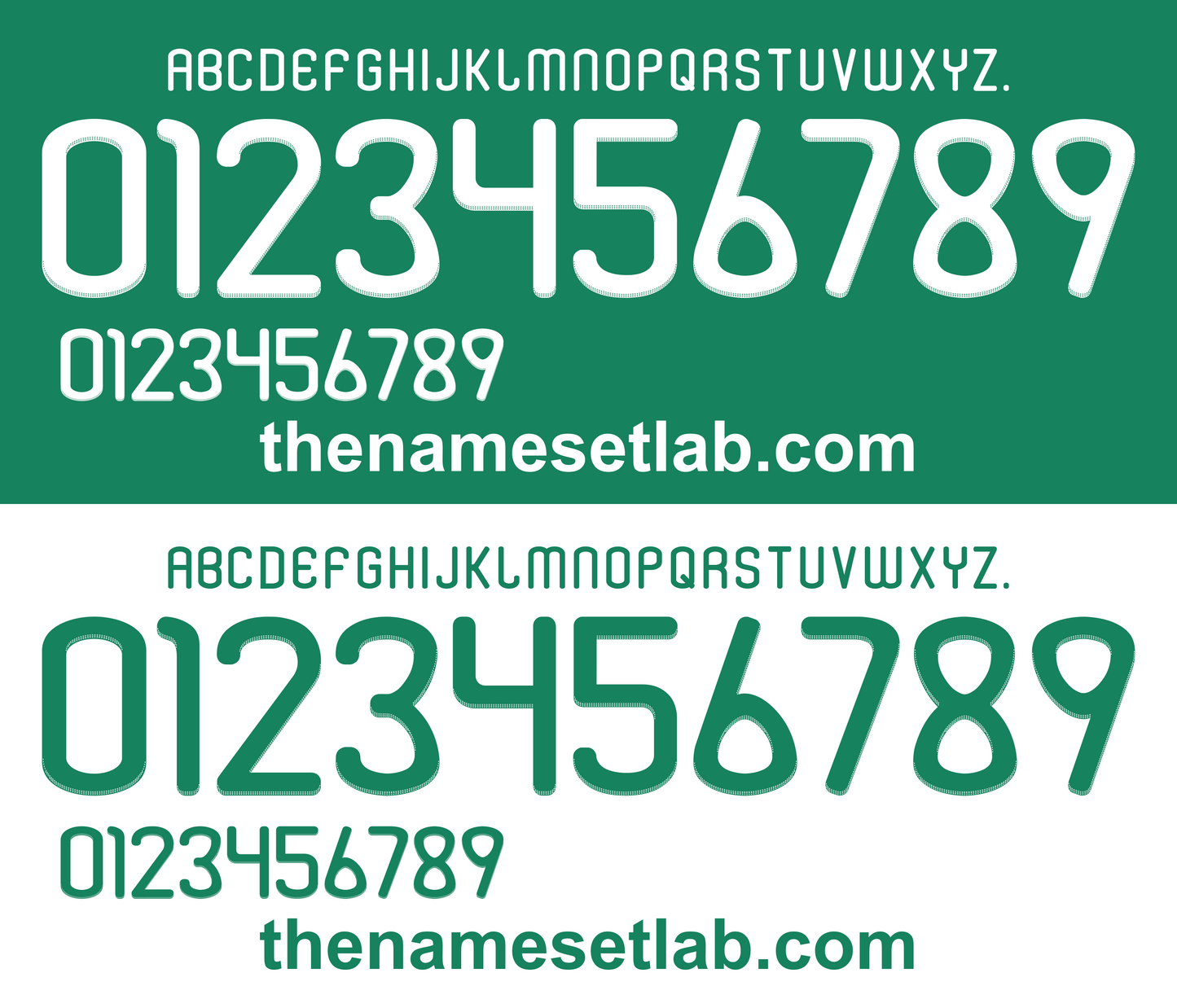 Nigeria 2010 Football Nameset AI Vector File