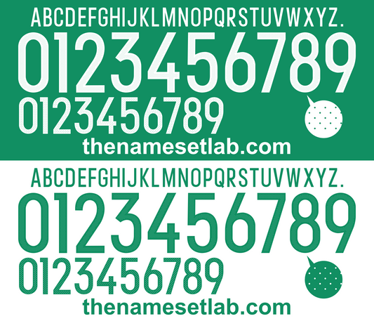 Northern Ireland 2016 Football Nameset AI Vector File